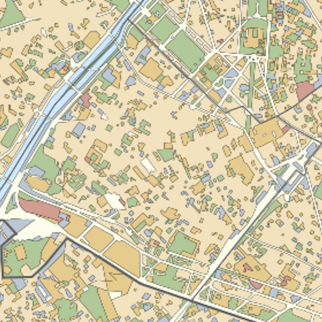 Carte de Paris 15ème Arrondissement