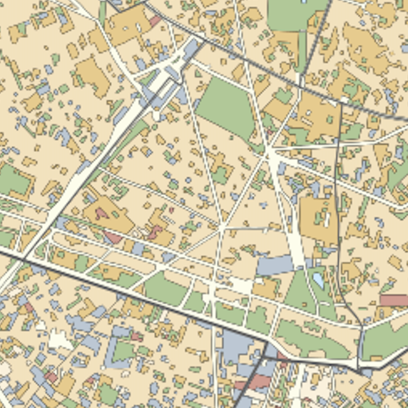 Carte de Paris du 14ème Arrondissement